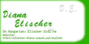 diana elischer business card